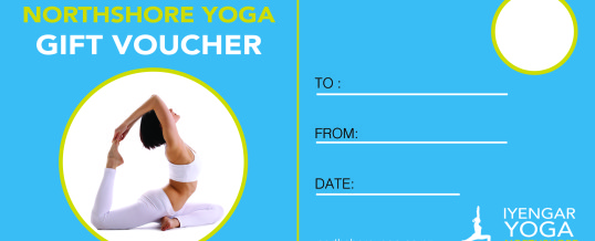 Iyengar Yoga Gift Vouchers